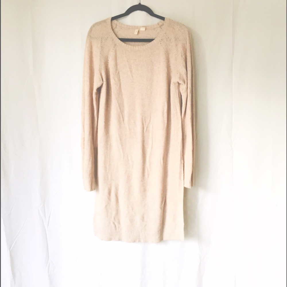 Anthropologie MOTH Cashmere Blend Side Slit Tunic